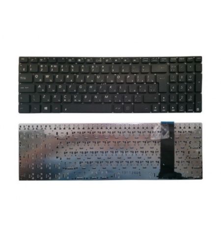 Keyboard Asus N550 N56 N76 N750 Q550 R552 U500 w/o frame "ENTER"-big ENG. Black