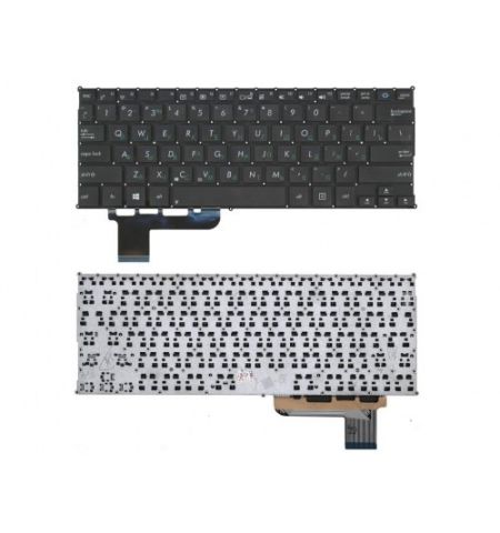 Keyboard Asus VivoBook X201 X202 F201 F202 R201 S200 Q200 w/o frame "ENTER"-small ENG/RU Black