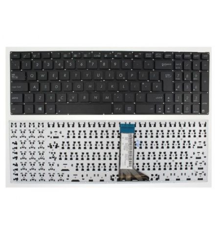 Keyboard Asus X502 X551 X553 X554 X555 F551 P551 A553 D550 D553 R556 R512 F555 K555 A555 w/o frame "ENTER"-big ENG/RU Black