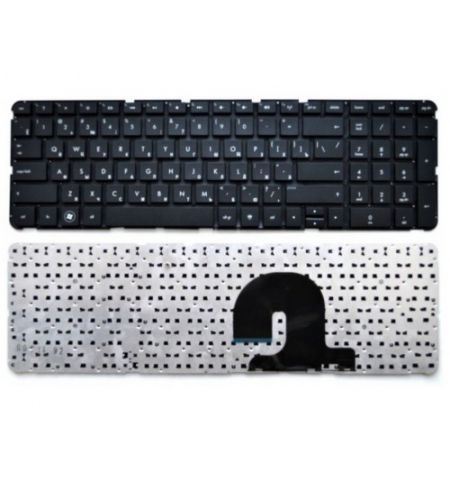 Keyboard HP Pavilion dv7-4000 dv7-5000 w/o frame "ENTER"-small ENG/RU Black
