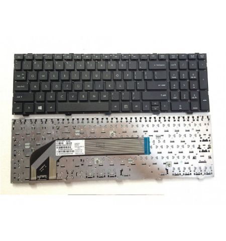 Keyboard HP ProBook 4540s 4545s 4740s 4745s w/frame ENG/RU Silver