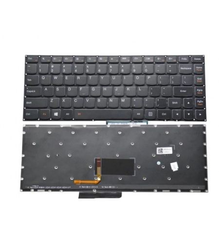 Keyboard Lenovo Yoga 2-13 2-14 3-14 w/o frame "ENTER" - small w/Backlit ENG/RU Black