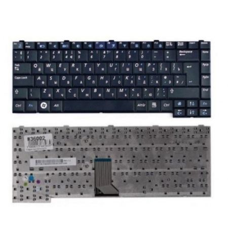 Keyboard Samsung R60 R58 R70 R503 R505 R508 R509 R510 P510 R560 P560 ENG/RU Black