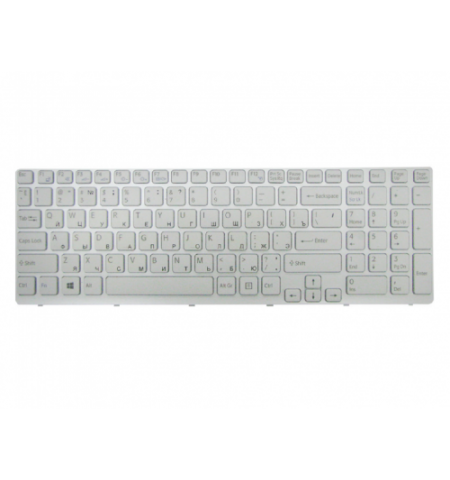 Keyboard Sony SVE15 SVE17 w/frame ENG. White