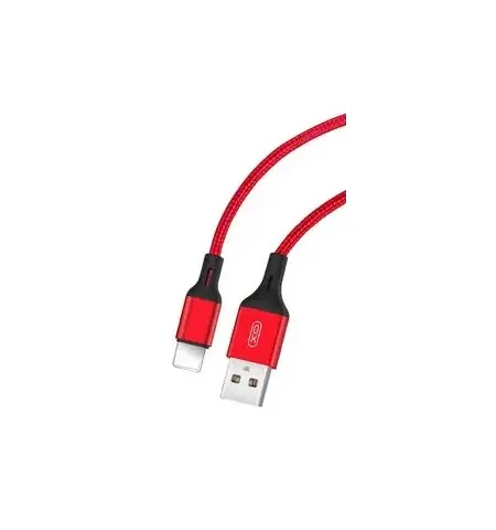 Cablu incarcare si sincronizare XO NB143, USB Type-A/Lightning, 2m, Rosu