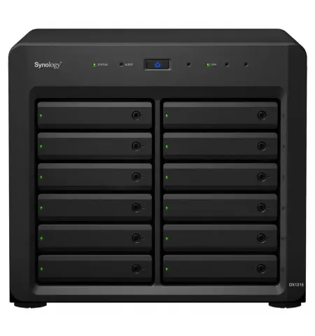 Модуль расширения NAS SYNOLOGY DX1215, Чёрный