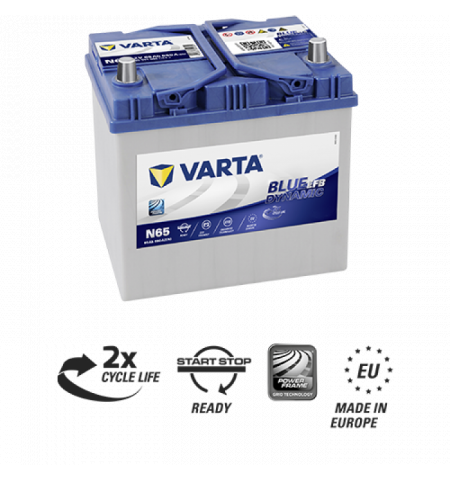 Аккумулятор Varta Blue Dynamic 72AH 760A(JIS) клемы 0 (261x175x220) S4 026 EFB