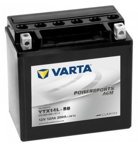 521908034A514 VARTA Аккумулятор 12V 21AH 340A(EN) клемы 0 (205x90x164) YTX24HL-BS