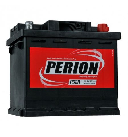 PERION Аккумулятор 52AH 470A(EN) клемы 0 (207x175x190) S4 002