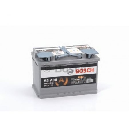 BOSCH аккумулятор 70AH 760A(EN) клемы 0 (278x175x190) S6 008 AGM