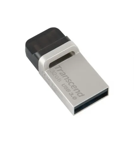 Memorie USB Transcend JetFlash 880, 32GB, Argintiu