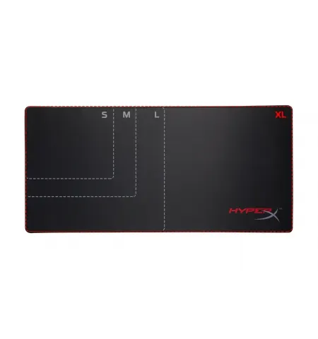 Mouse Pad pentru jocuri HyperX FURY S Pro, Extra Large, Negru/Rosu