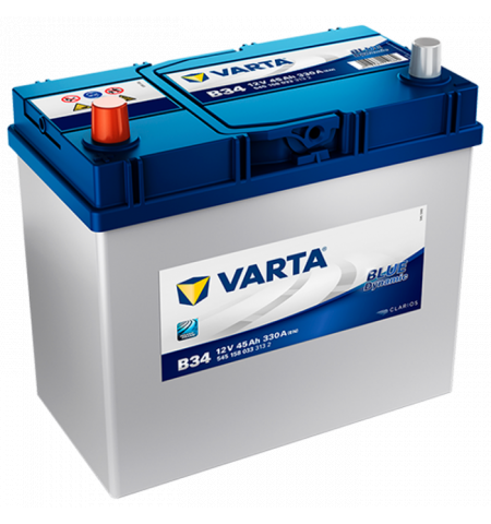 Аккумулятор Varta 40AH 330A(JIS) клемы 0 (187x127x227) S4 018 тонкая клема+борт