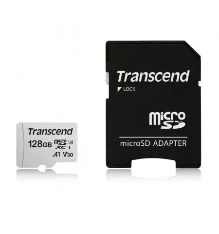 Card de Memorie Transcend MicroSDXC Class 10, 128GB (TS128GUSD300S-A)