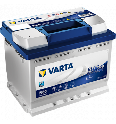 Аккумулятор Varta Blue Dynamic 60AH 640A(EN) клемы 0 (242x175x190) S6 005 EFB