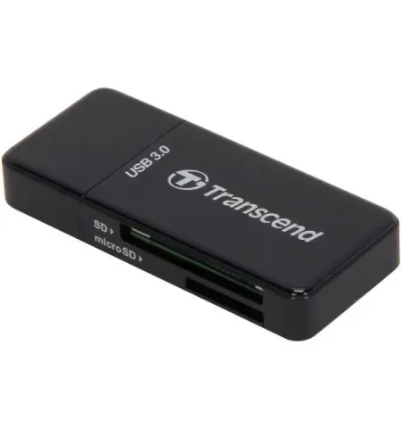 Cititor de carduri Transcend TS-RDF5, USB Type-A, Negru