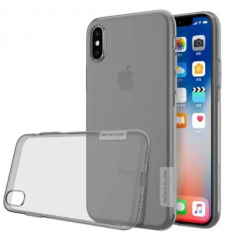 Чехол Nillkin iPhone XS Max - Ultra thin TPU - Nature, Серый