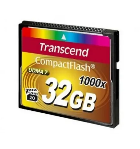 Карта памяти Transcend CompactFlash 1000, 32Гб (TS32GCF1000)