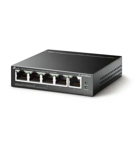 PoE коммутатор TP-LINK TL-SF1005LP, 4x IEEE 802.3af