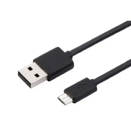 Cablu incarcare si sincronizare Xpower Micro cable Nylon, USB Type-A/micro-USB, 1m, Negru