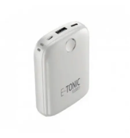 Acumulator extern Cellularline E-TONIC 10000, 10mAh, Alb