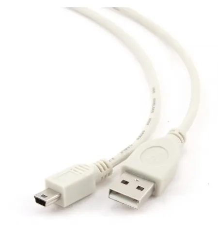 Cablu incarcare si sincronizare Cablexpert CC-USB2-AM5P-6, USB Type-A/Mini-USB, 1,8m, Alb