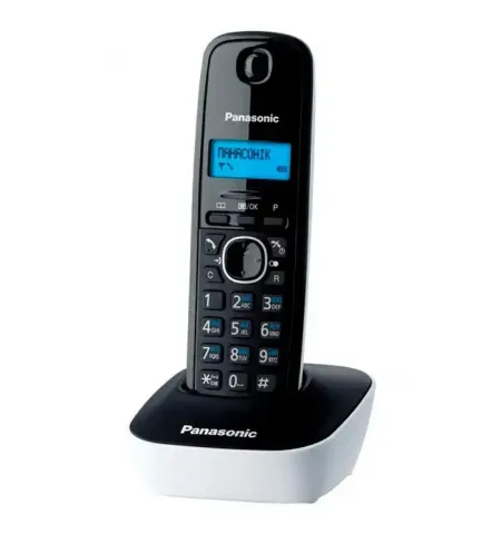 Telefon DECT Panasonic KX-TG1611, Alb