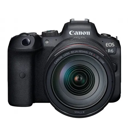 Беззеркальный фотоаппарат Canon EOS R6 + RF 24-105 IS, Чёрный