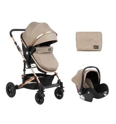 Carucior 3-in-1 Kikka Boo Amaia, Bej