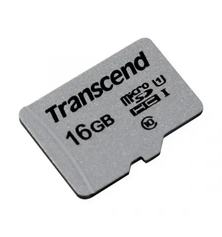 Карта памяти Transcend microSDHC UHS-I (U1), Class 10, 16Гб (TS16GUSD300S)