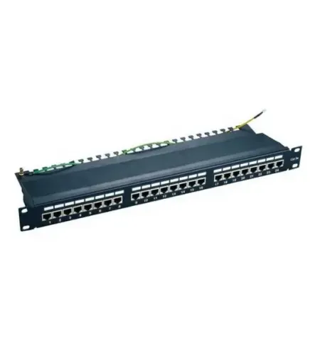 24 ports FTP Cat.6 patch panel, LY-PP6-14, 19"  Krone IDC