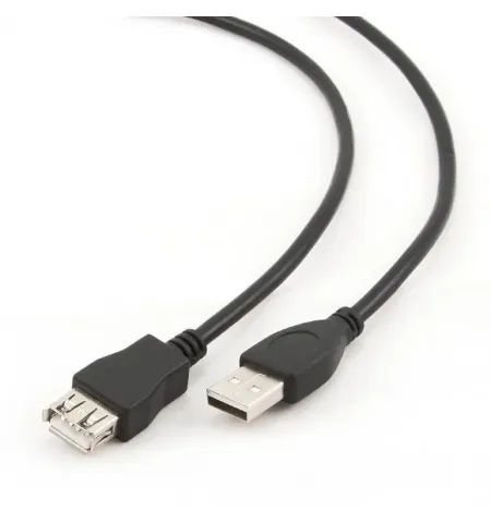 Удлинитель Gembird CCF-USB2-AMAF-10, USB Type-A (F)/USB Type-A (M), 3м, Чёрный