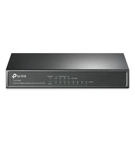 PoE коммутатор TP-LINK TL-SF1008P, 4x IEEE 802.3af/at