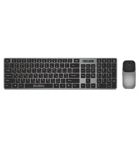 Set Tastatura + Mouse SVEN KB-C3000W, Fara fir, Negru