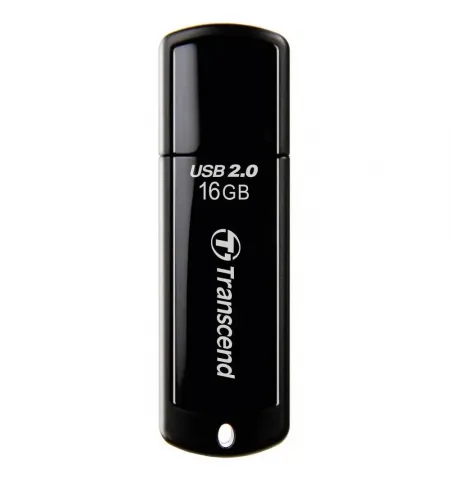 USB Flash накопитель Transcend JetFlash 350, 16Гб, Чёрный