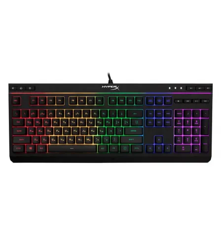 Tastatura HyperX Alloy Core RGB, Cu fir, Negru