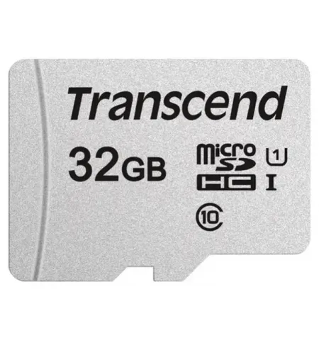 Карта памяти Transcend microSDHC Class 10, 32Гб (TS32GUSD300S)
