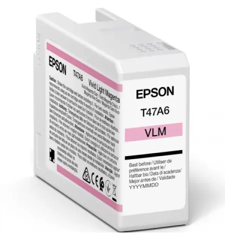 Картридж чернильный Epson T47A6 UltraChrome PRO 10 INK, C13T47A600, Пурпурный