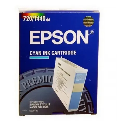 Картридж чернильный Epson С13S020130, С13S020130, Cyan