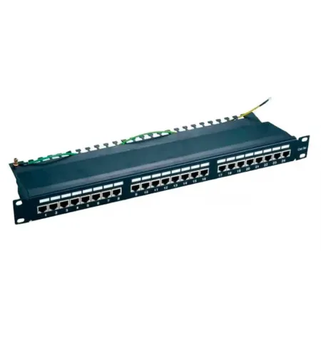 24 ports FTP Cat.5e patch panel, LY-PP5-30, 19  Krone IDC