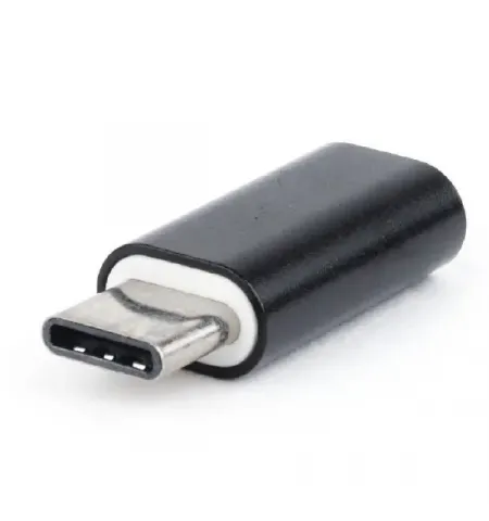 Adaptor pentru cablu USB Cablexpert A-USB-CM8PF-01, USB Type-C/Lightning (F), Negru