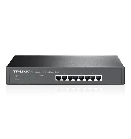 Switch de retea TP-LINK TL-SG1008, 8x 10/100/1000 Mbps
