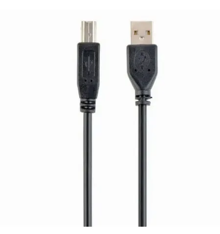 Кабель данных для периферийных устройств Gembird CCP-USB2-AMBM-15, USB Type-A/USB Type-B, 5м, Чёрный