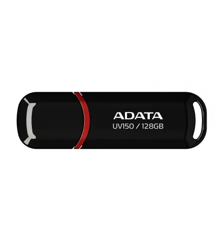 USB Flash накопитель ADATA UV150, 128Гб, Черный/Красный