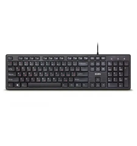 Tastatura SVEN KB-E5800, Cu fir, Negru