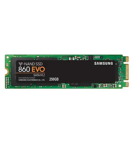Накопитель SSD Samsung 860 EVO  MZ-N6E250, 250Гб, MZ-N6E250BW