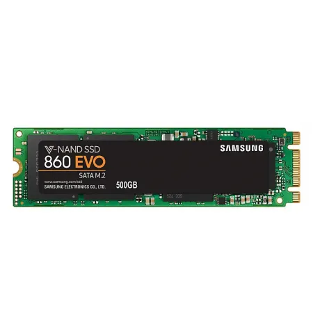 Накопитель SSD Samsung 860 EVO  MZ-N6E500, 500Гб, MZ-N6E500BW