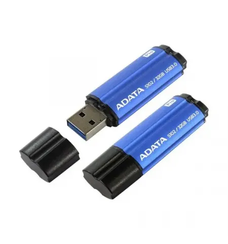 Memorie USB ADATA S102 Pro, 32GB, Negru/Albastru