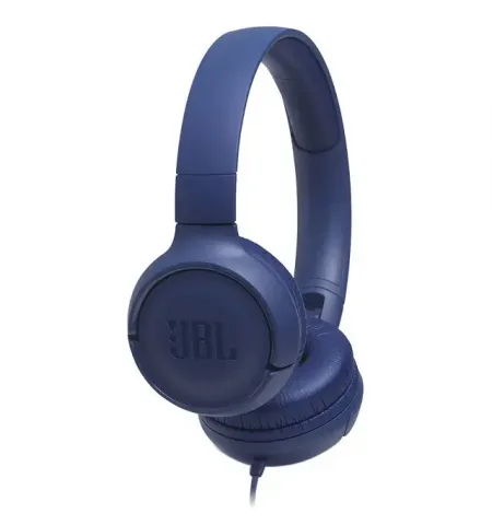 Наушники для домашнего развлечения JBL Tune 500, Проводной аналоговый, Синий