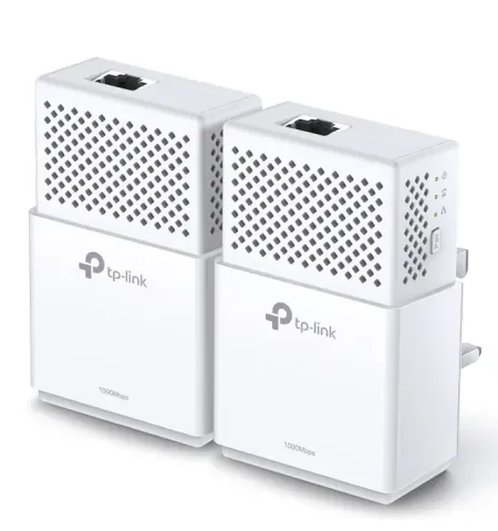 Адаптер Powerline TP-LINK TL-PA7010 KIT, AV1000, 1000 Мбит/с, Белый